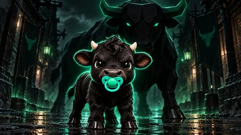 The Lil Black Bull — fictional black calf and bull meme